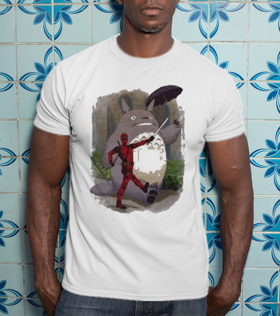 My Neighbor Totoro Deadpool Umbrella Adventure T-Shirt