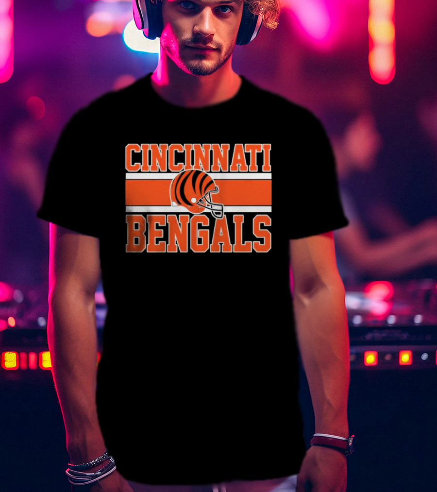 Cincinnati Bengals Football Helmet Jd Vance T-Shirt