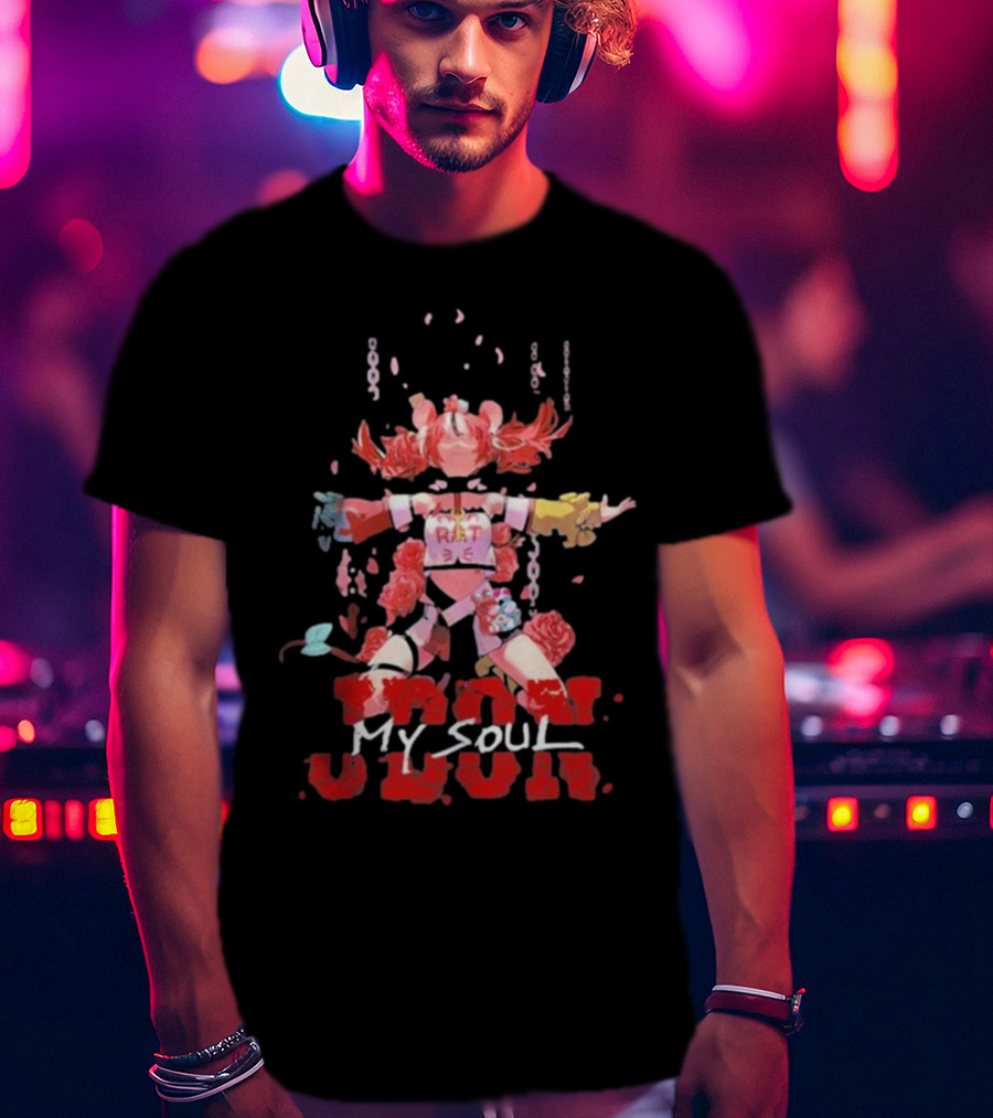 Jdon My Soul R.I.P Art 3E Blossoms Chains T-Shirt
