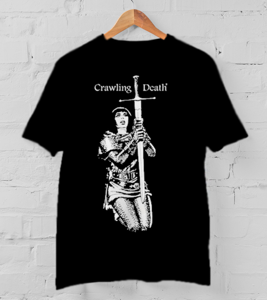 Crawling Death Medieval Warrior With Sword T-Shirt