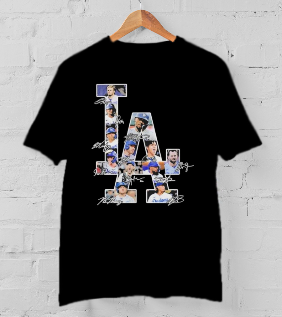 LA Dodgers Signature Collage T-Shirt