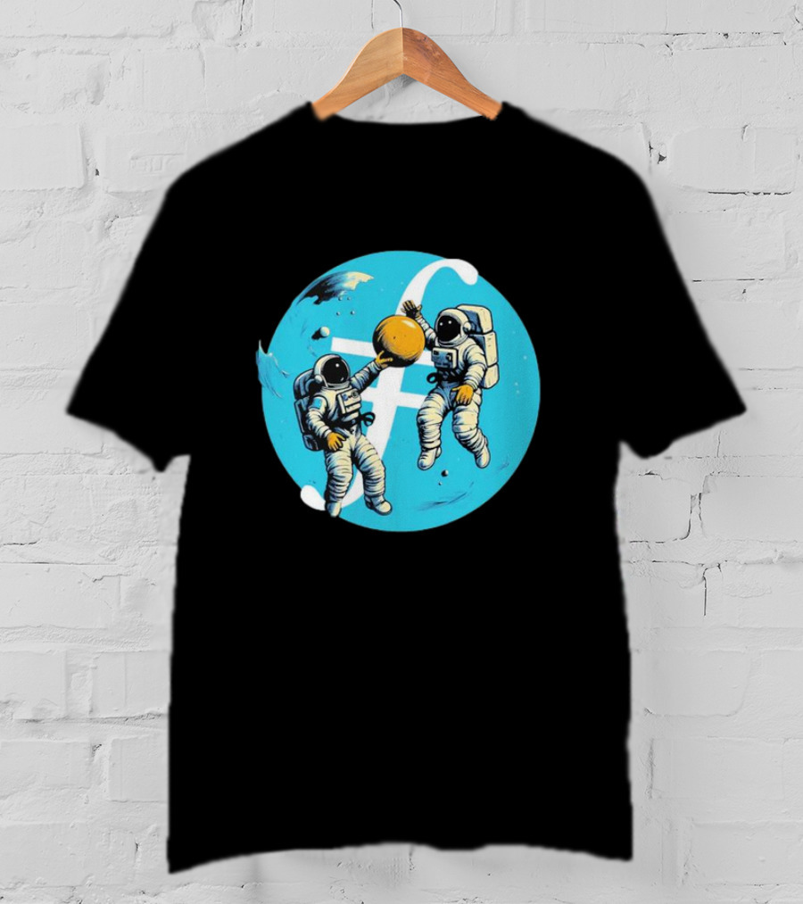 Filecoin ⨎ Astronauts In Space With Cryptocurrency T-Shirt