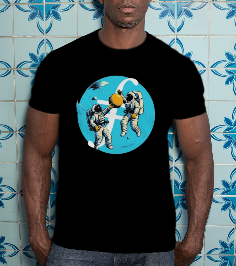 Filecoin ⨎ Astronauts In Space With Cryptocurrency T-Shirt