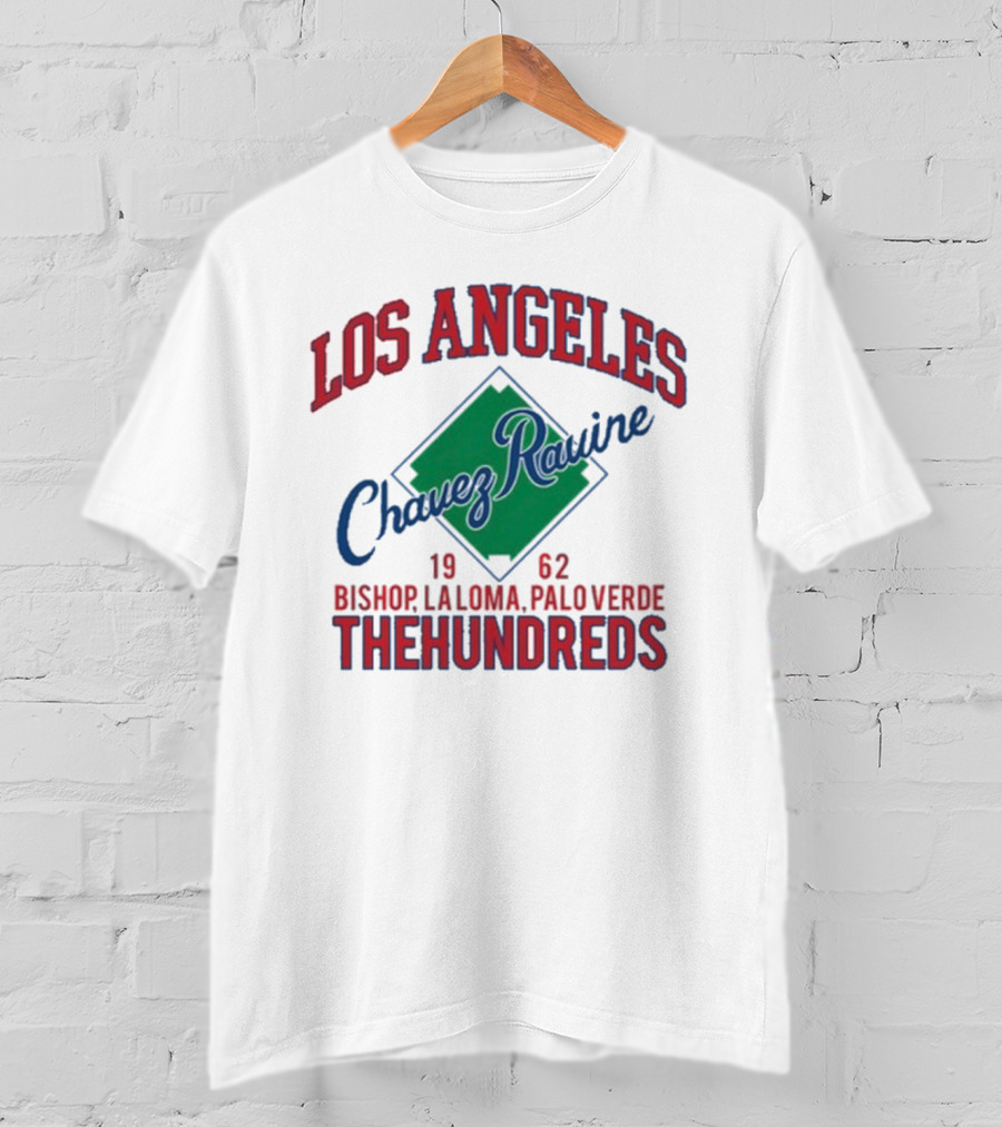Los Angeles Chavez Ravine 1962 Bishop La Loma Palo Verde The Hundreds T-Shirt