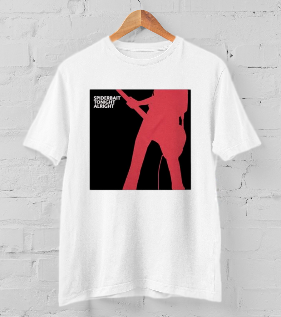 Spiderbait Tonight Alright Red Guitar T-Shirt