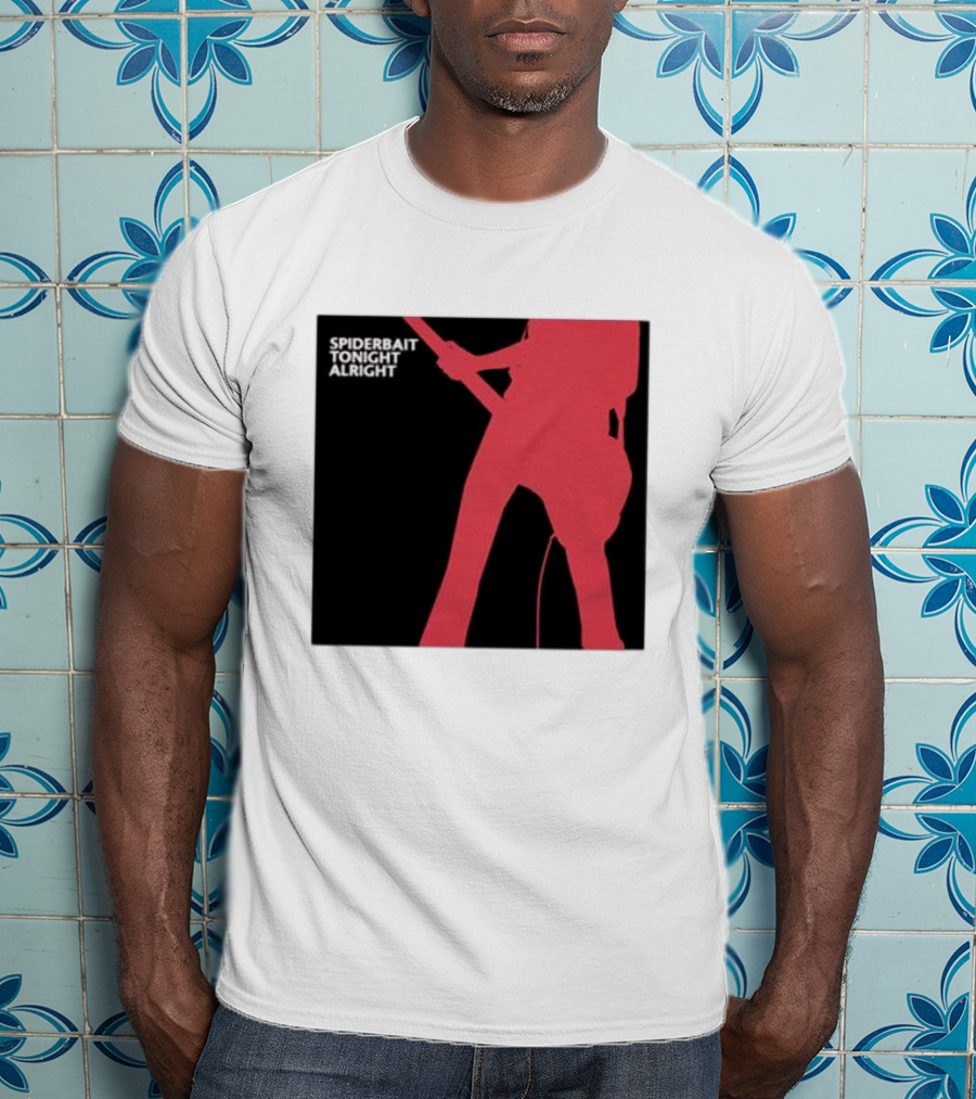 Spiderbait Tonight Alright Red Guitar T-Shirt