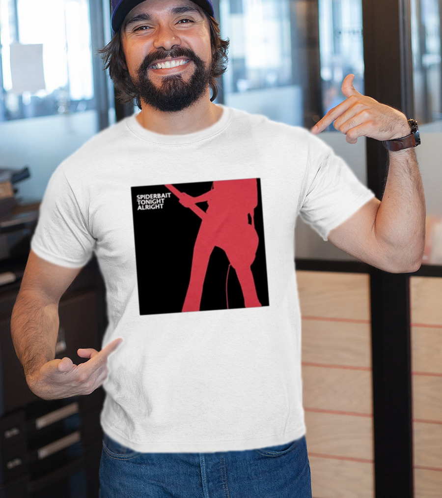 Spiderbait Tonight Alright Red Guitar T-Shirt