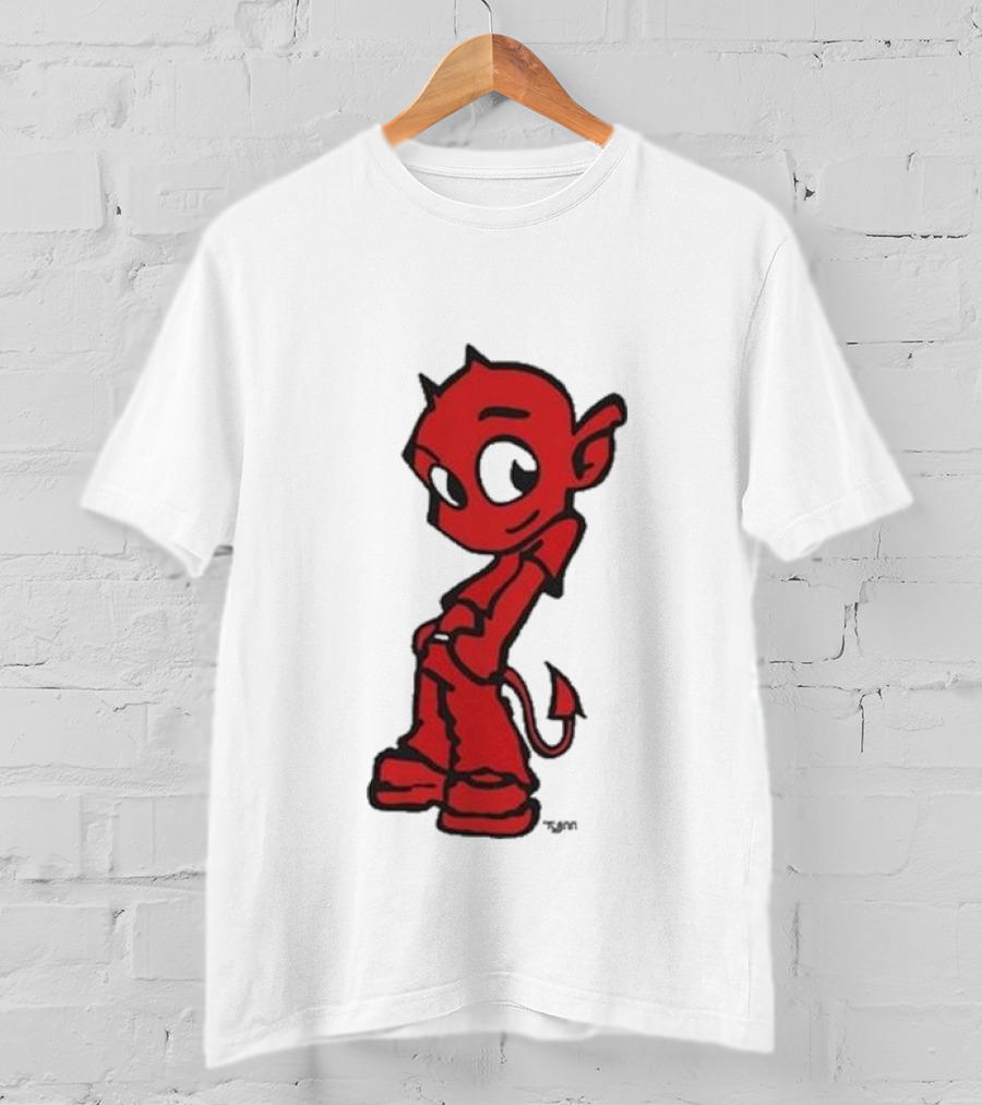 Toro Y Moi Tym Devil Red Cartoon Character T-Shirt