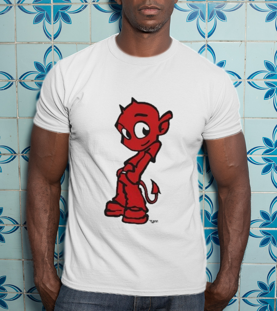 Toro Y Moi Tym Devil Red Cartoon Character T-Shirt