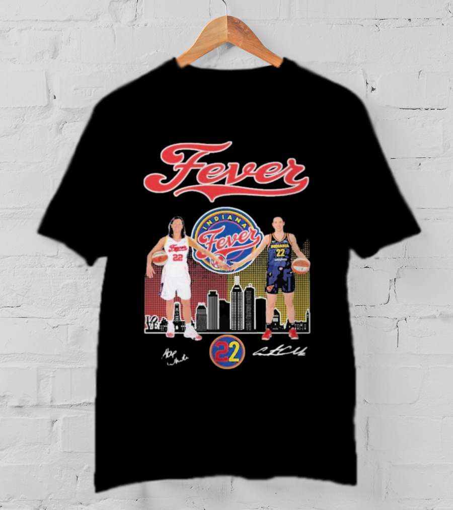 Indiana Fever Legends 22 Stephanie White Caitlin Clark T-Shirt