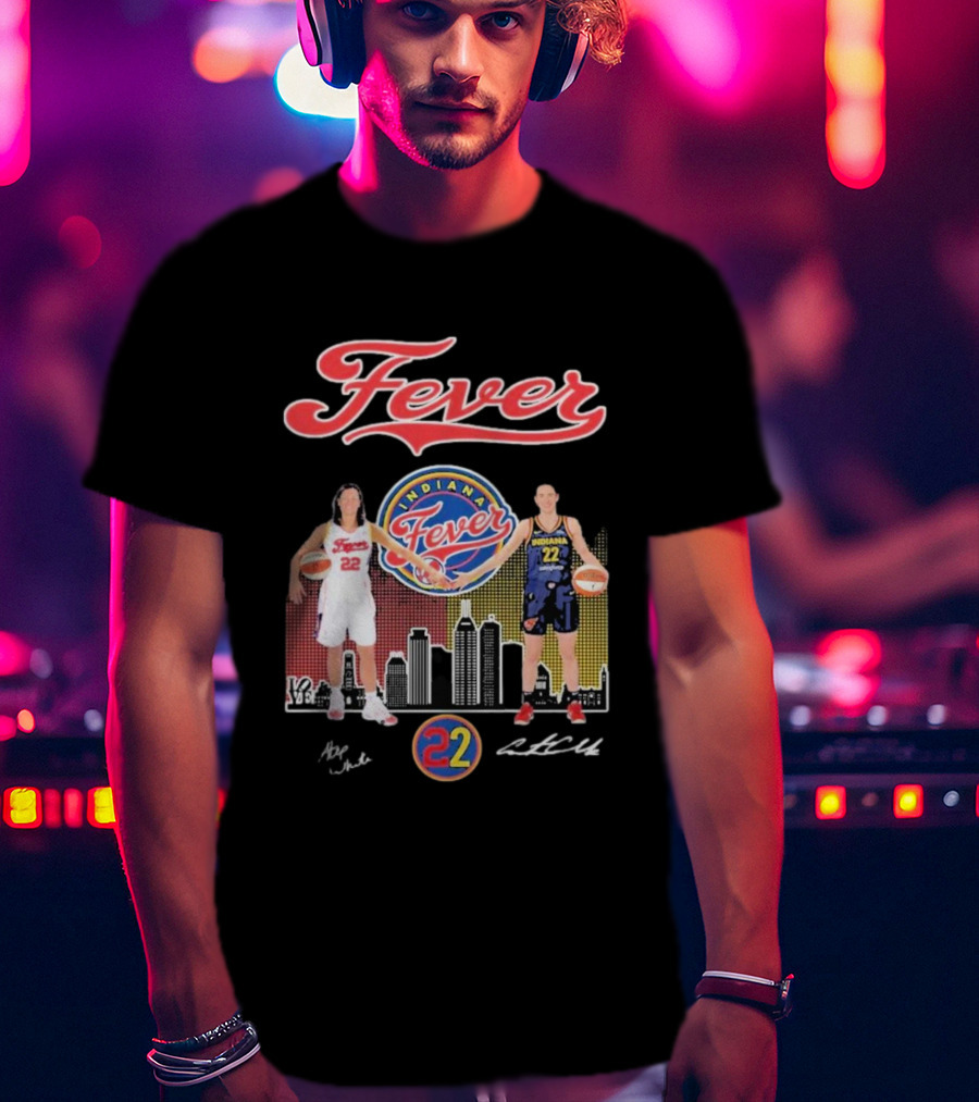 Indiana Fever Legends 22 Stephanie White Caitlin Clark T-Shirt