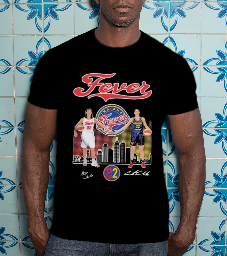 Indiana Fever Legends 22 Stephanie White Caitlin Clark T-Shirt