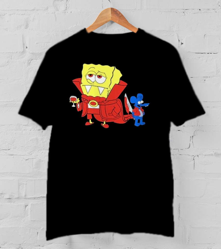 Double’S Bobsferatu SpongeBob Vampire Simpsons Möbius T-Shirt