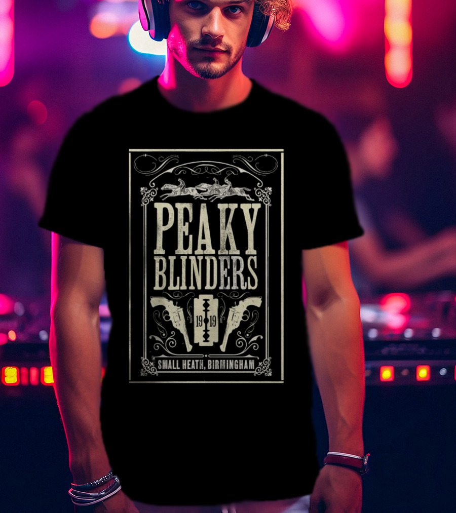 Peaky Blinders 1919 Small Heath Birmingham T-Shirt