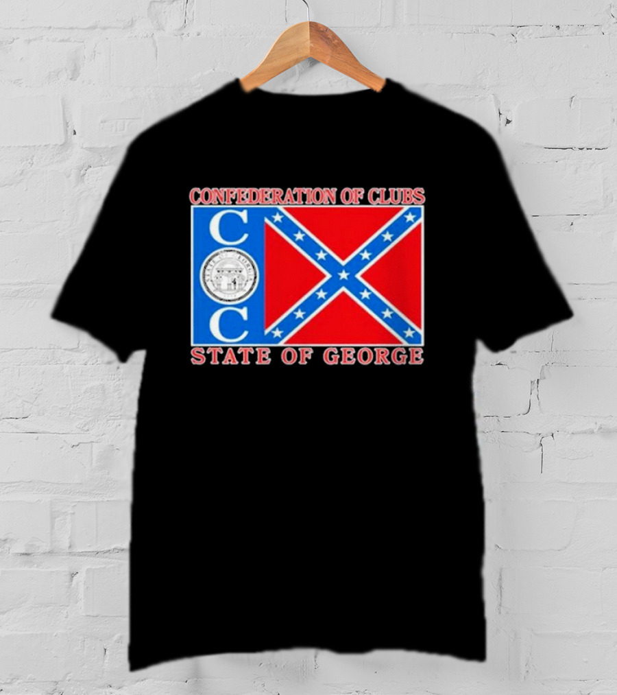 The Good Liars Confederation Of Clubs COC State Of Georgia Flag T-Shirt