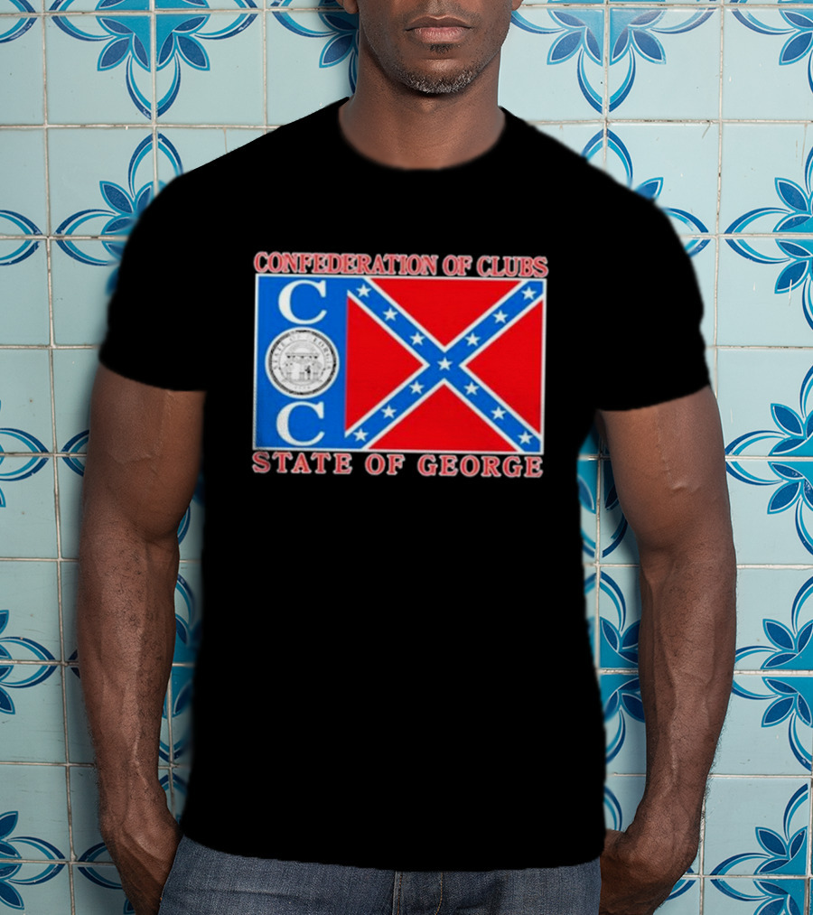 The Good Liars Confederation Of Clubs COC State Of Georgia Flag T-Shirt