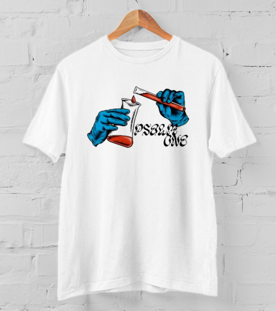 Psalm One Science Of Psalm Beaker And Test Tube T-Shirt