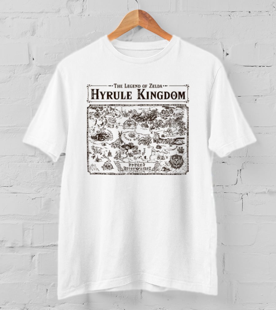 The Legend Of Zelda Hyrule Kingdom Map T-Shirt