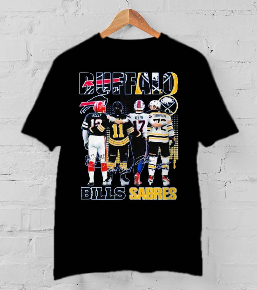 Buffalo Bills Sabres Kelly Allen Thompson T-Shirt