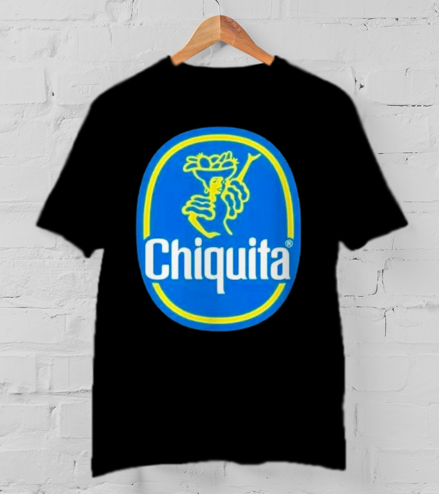 Chiquita Bananas Logo Iconic Blue And Yellow Emblem T-Shirt