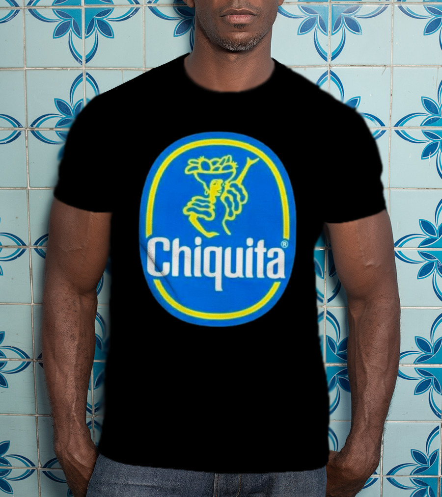 Chiquita Bananas Logo Iconic Blue And Yellow Emblem T-Shirt