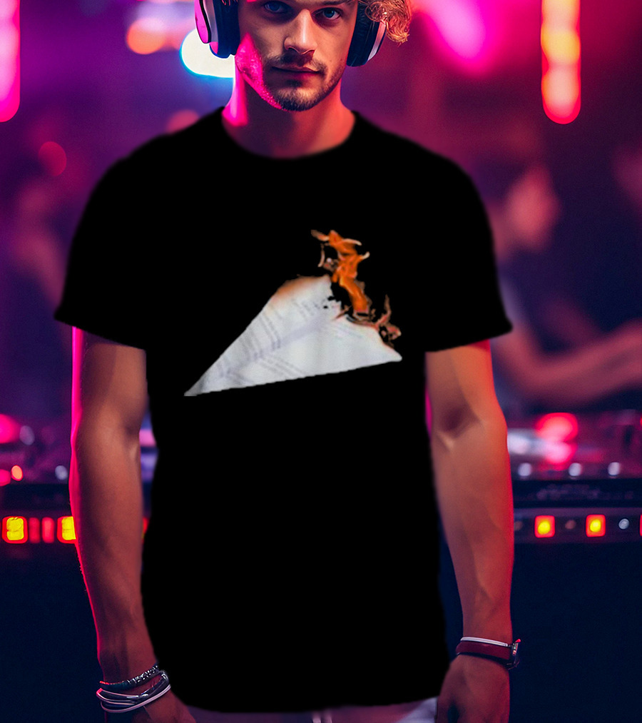 Lovejoyonline Lovejoy Nuisance Burning Paper Plane T-Shirt