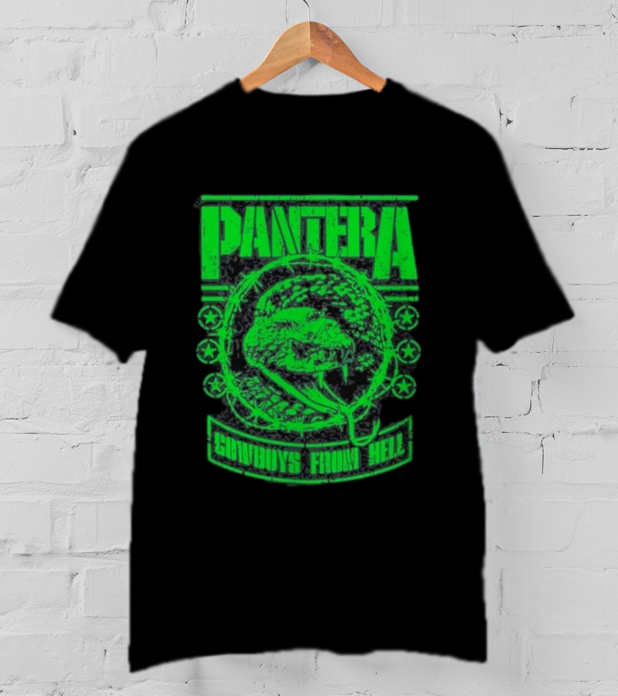 Pantera Snake Cowboys From Hell T-Shirt