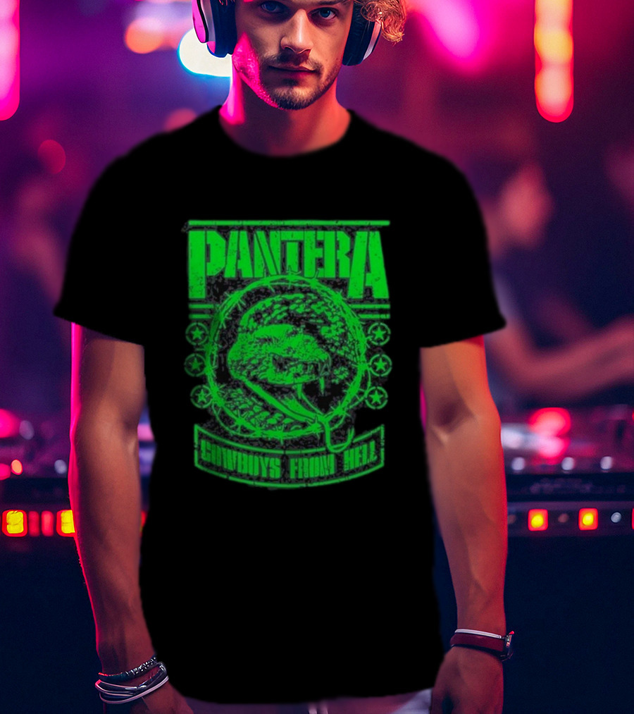 Pantera Snake Cowboys From Hell T-Shirt