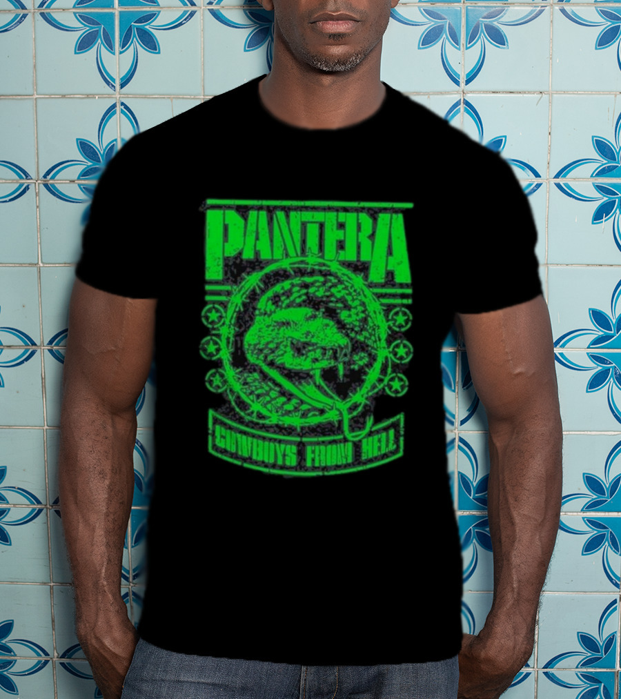 Pantera Snake Cowboys From Hell T-Shirt