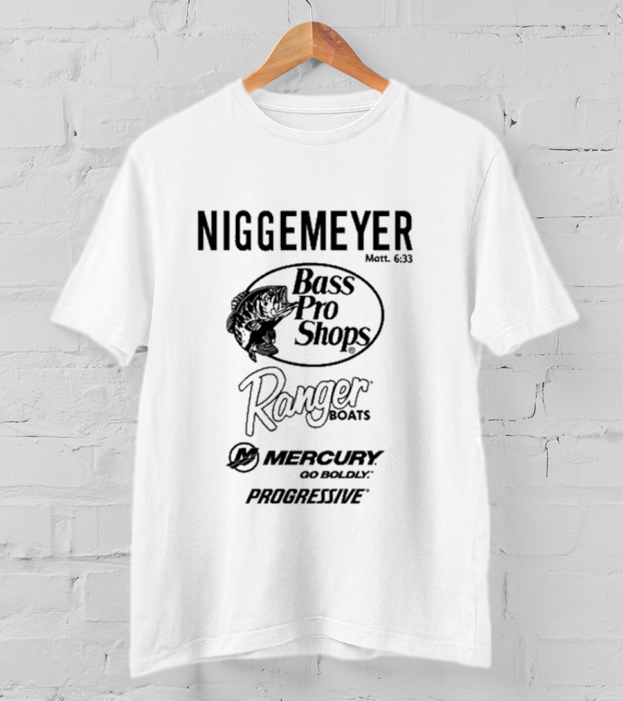 James Niggemeyer Bass Pro Shops Ranger Boats Mercury Progressive Matt 6:33 T-Shirt