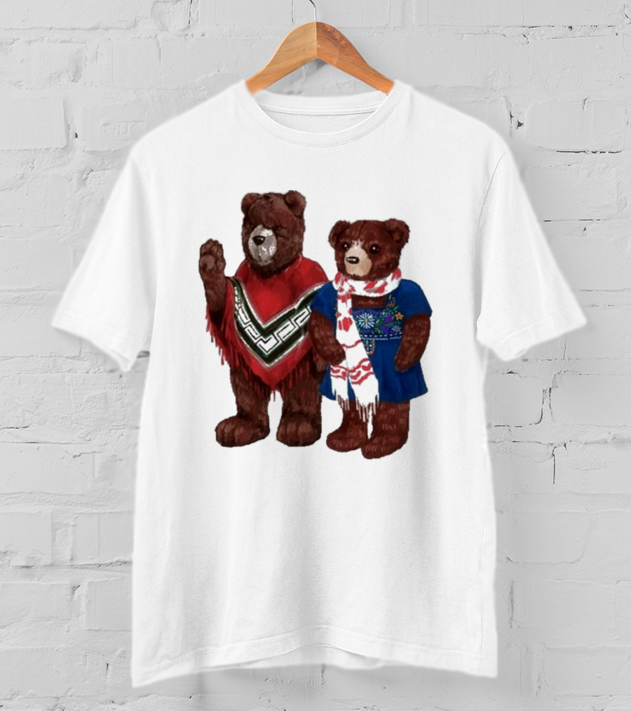 My Morning Jacket Pooch And Denise Bears Winter Poncho And Scarf T-Shirt