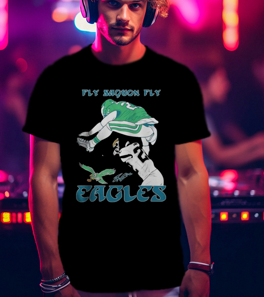 Fly Saquon Fly Eagles Philadelphia T-Shirt
