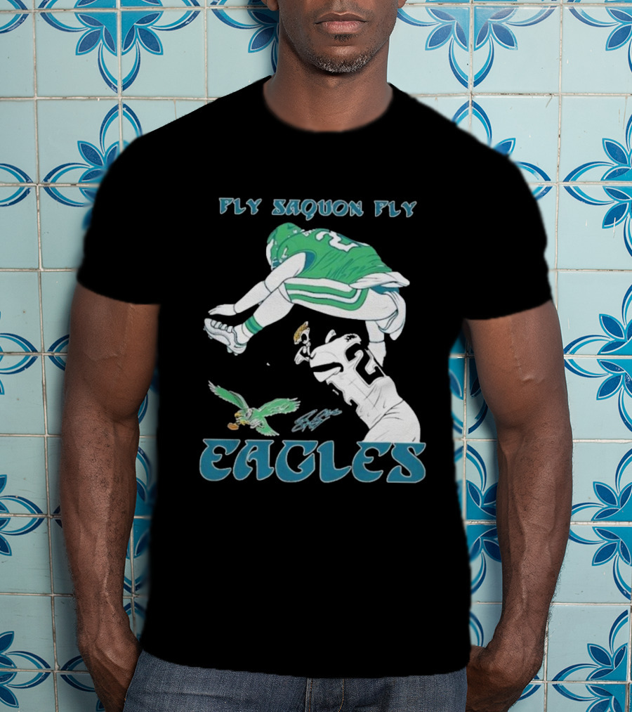 Fly Saquon Fly Eagles Philadelphia T-Shirt