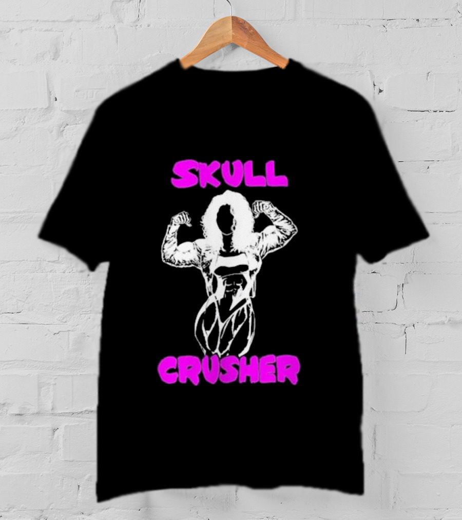 Skull Crusher Bodybuilder Flexing T-Shirt