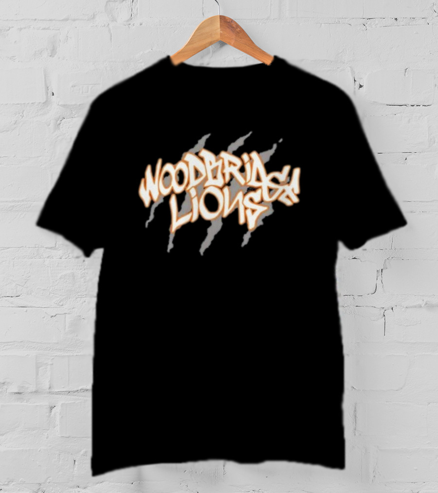 Woodbridge Lions Claw Marks Graffiti T-Shirt