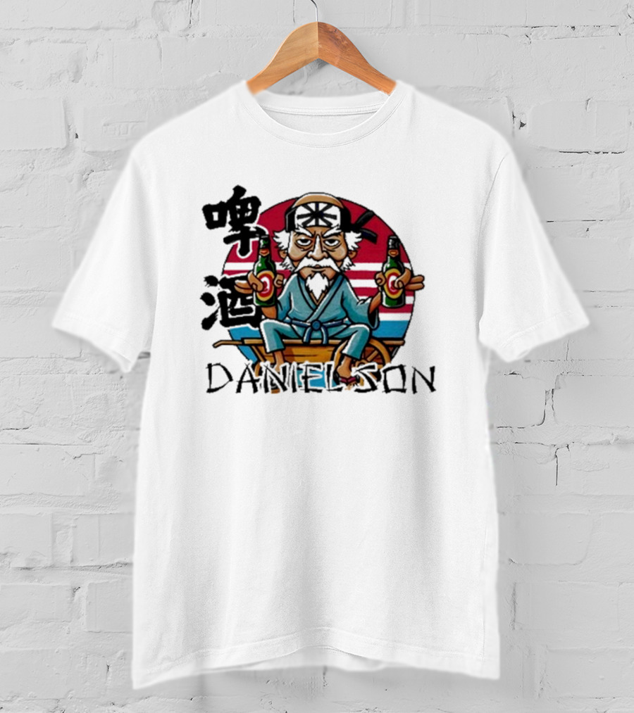 Mashtag Brady Daniel Son Parody Character Martial Arts Elder With Bottles T-Shirt