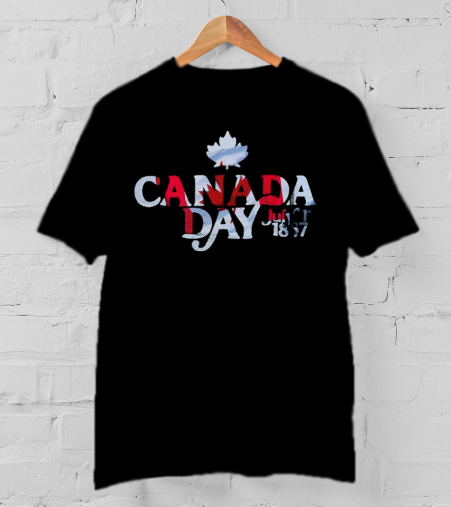 Canada Day July 1 Sauced Since 1867 Maple Leaf T-Shirt