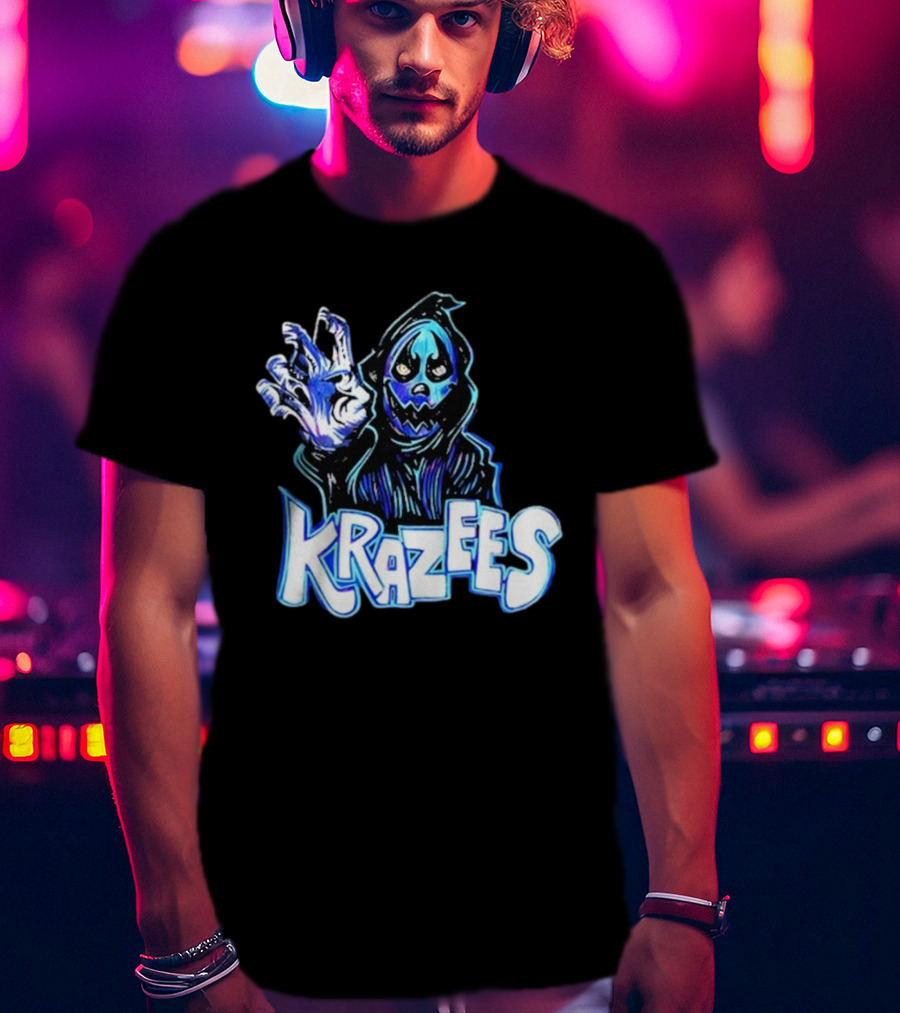 Krazees Grim Reaper Stare Krazees HOK Sent Here To Take You T-Shirt