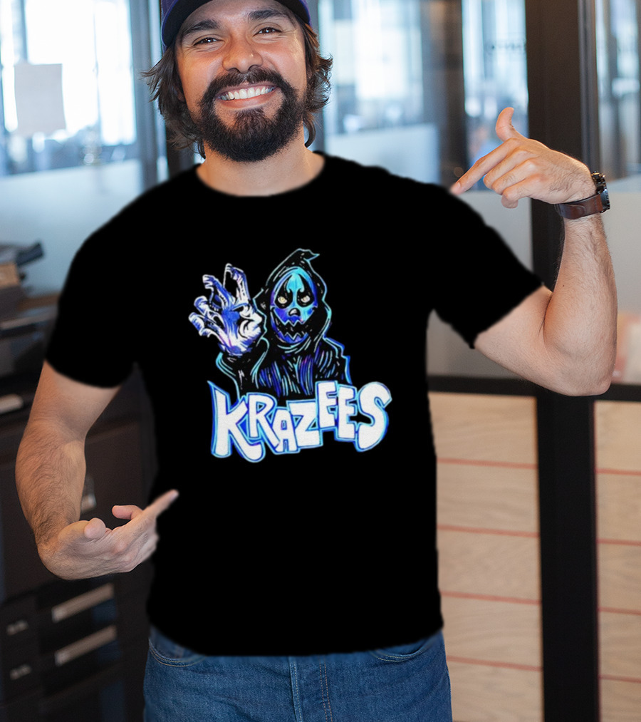 Krazees Grim Reaper Stare Krazees HOK Sent Here To Take You T-Shirt