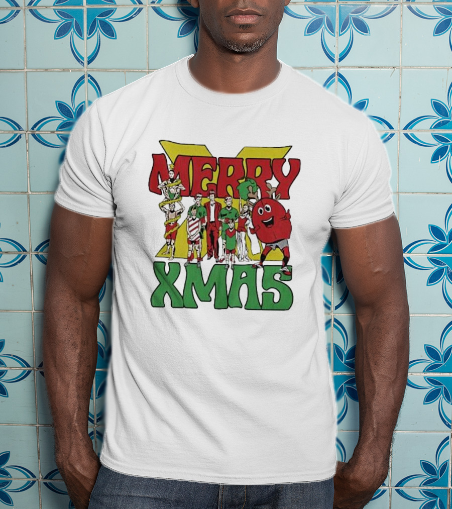 Merry Xmas X-Footy Christmas T-Shirt
