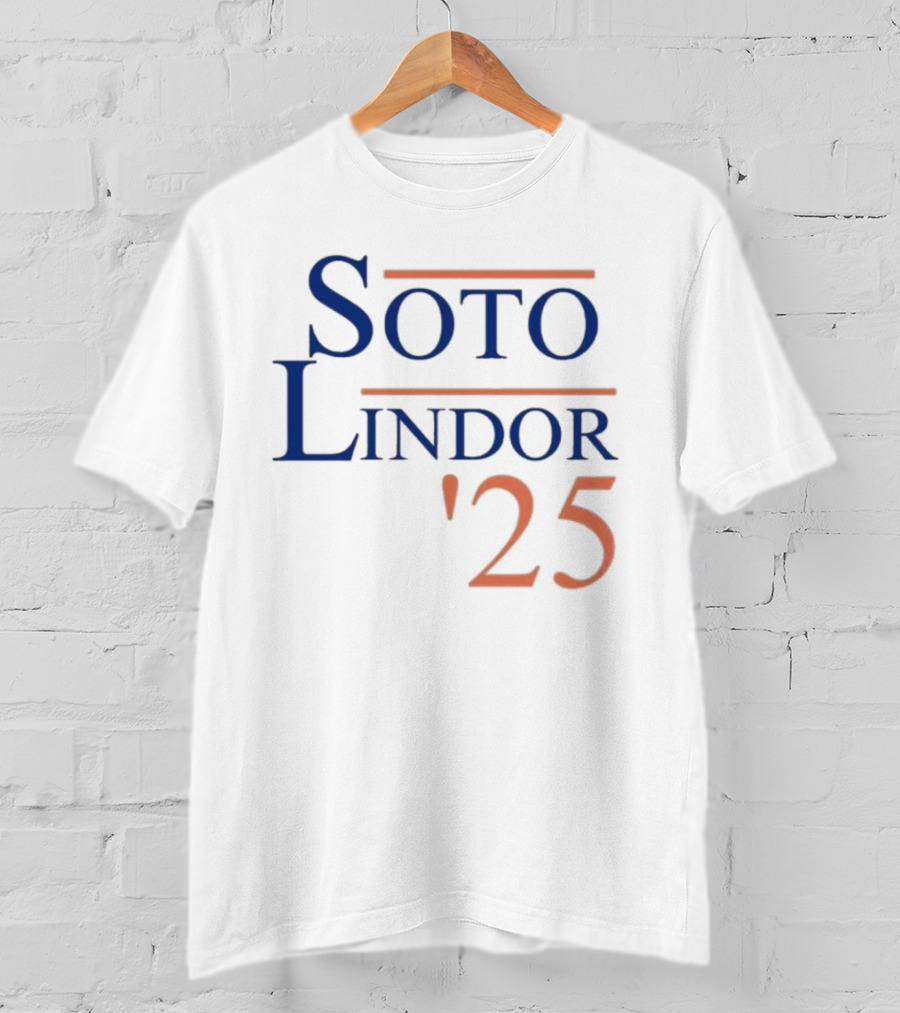 Soto Lindor ’25 Yankees Juan Soto And Francisco Lindor T-Shirt