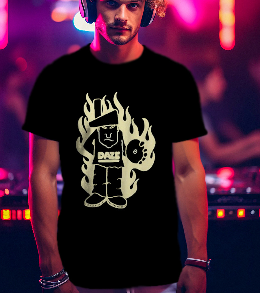 Daze Flame Vinyl Haywire For Better Or For Worse T-Shirt