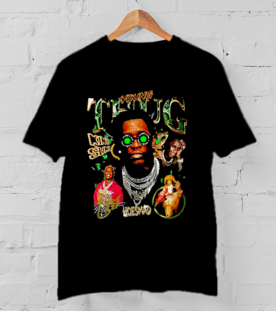 Hoesmad Young Thug King Slime Green Luxe T-Shirt