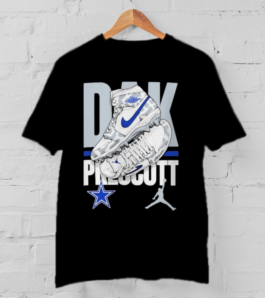 Dak Prescott Dallas Cowboys Jordan Brand Kicks Player Youth T-Shirt