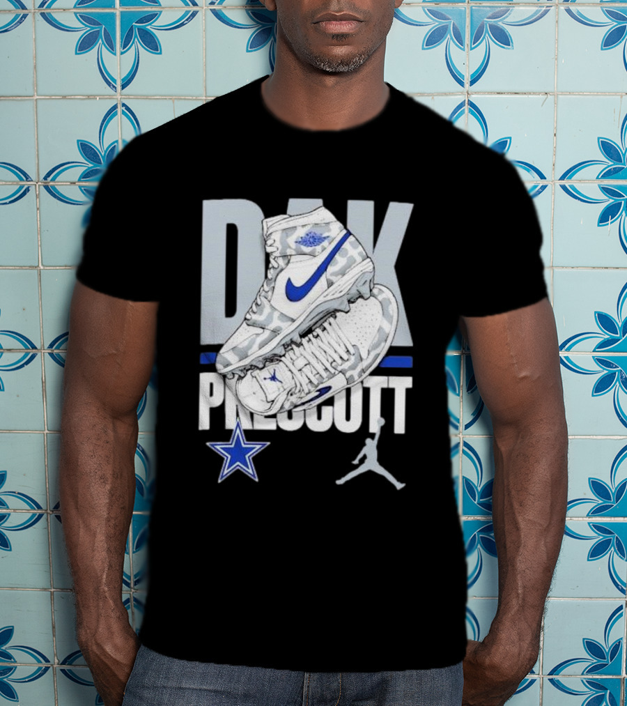 Dak Prescott Dallas Cowboys Jordan Brand Kicks Player Youth T-Shirt
