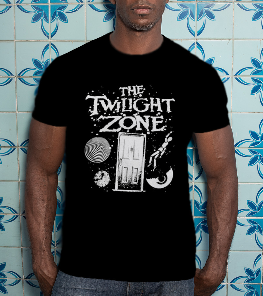 The Twilight Zone Doorway And Cosmic Elements T-Shirt