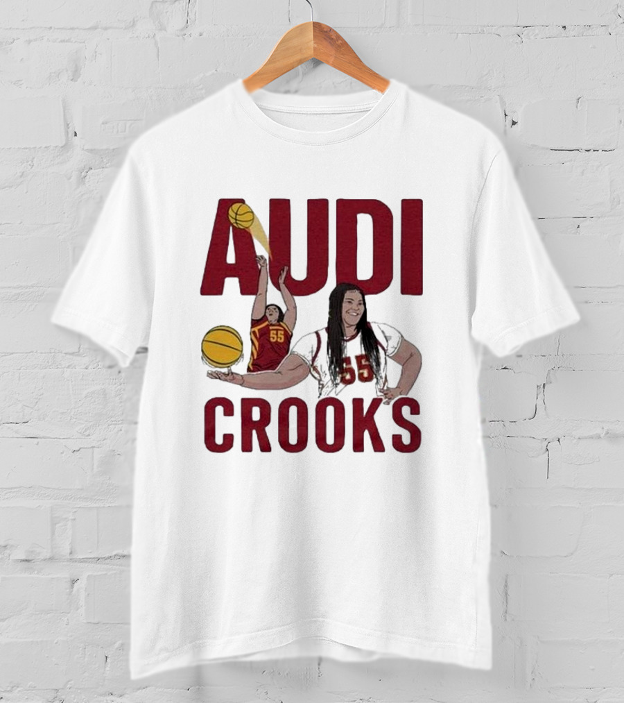 Audi Crooks Iowa State Cyclones Women’s Basketball Number 55 T-Shirt
