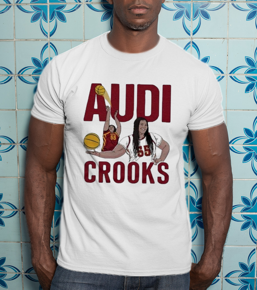 Audi Crooks Iowa State Cyclones Women’s Basketball Number 55 T-Shirt