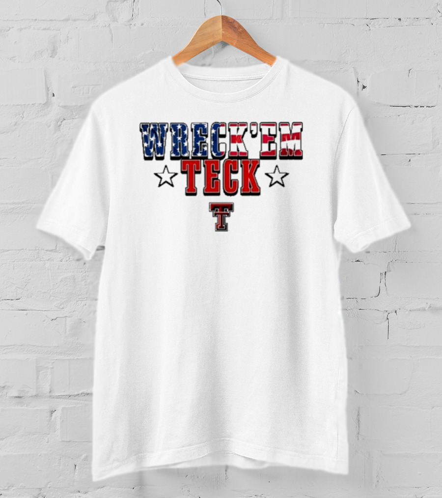 Wreck’em Tech Texas Stars TTU Sports T-Shirt