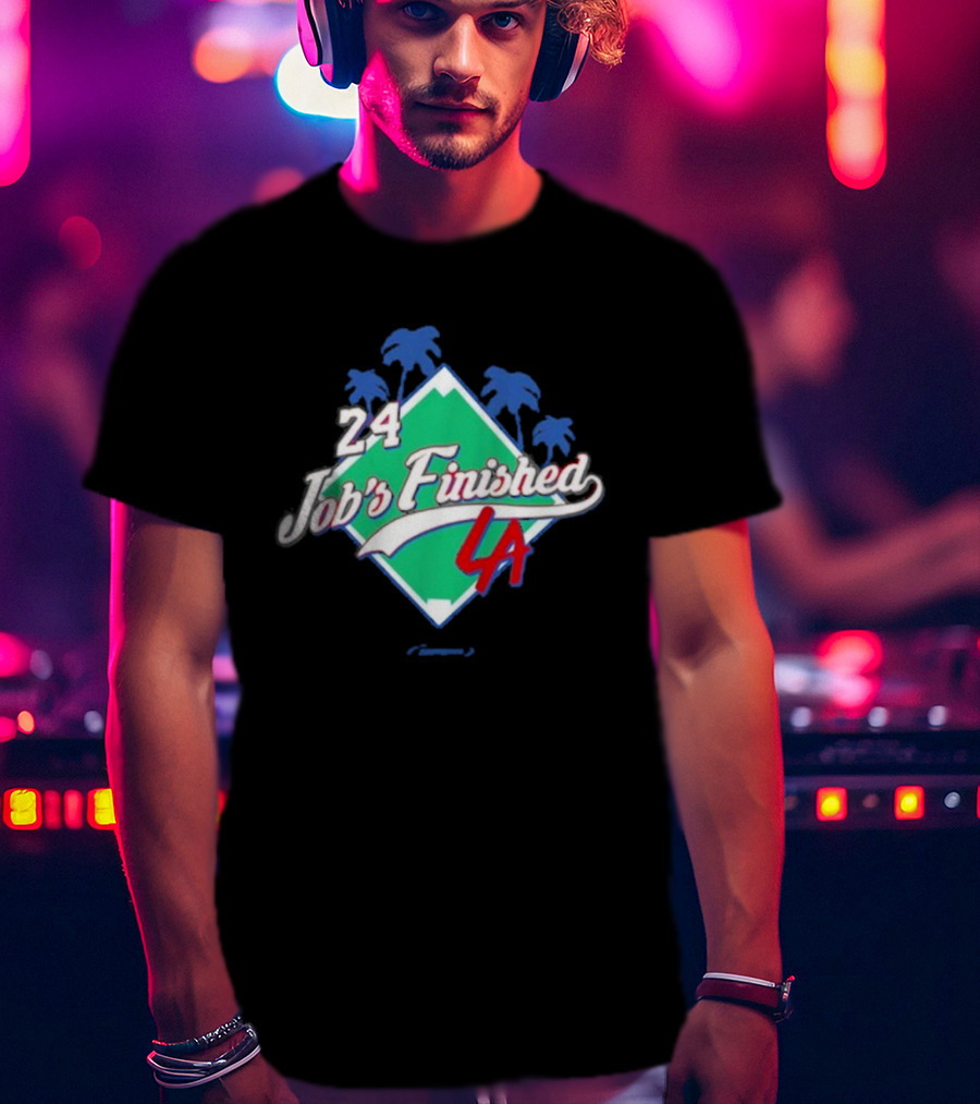 24 Job's Finished LA Palms Green Diamond T-Shirt